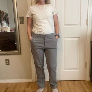 J. Crew women’s Light Gray girlfriend Chinos